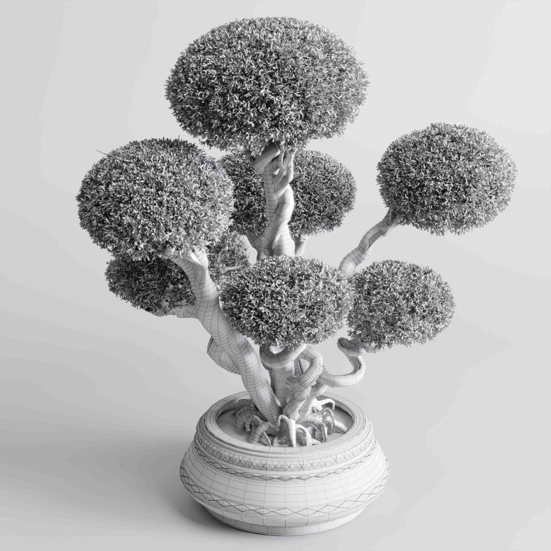 bonsai-tree-in-an-old-earthenware-vase-indoor-plan-3d-model-for-corona