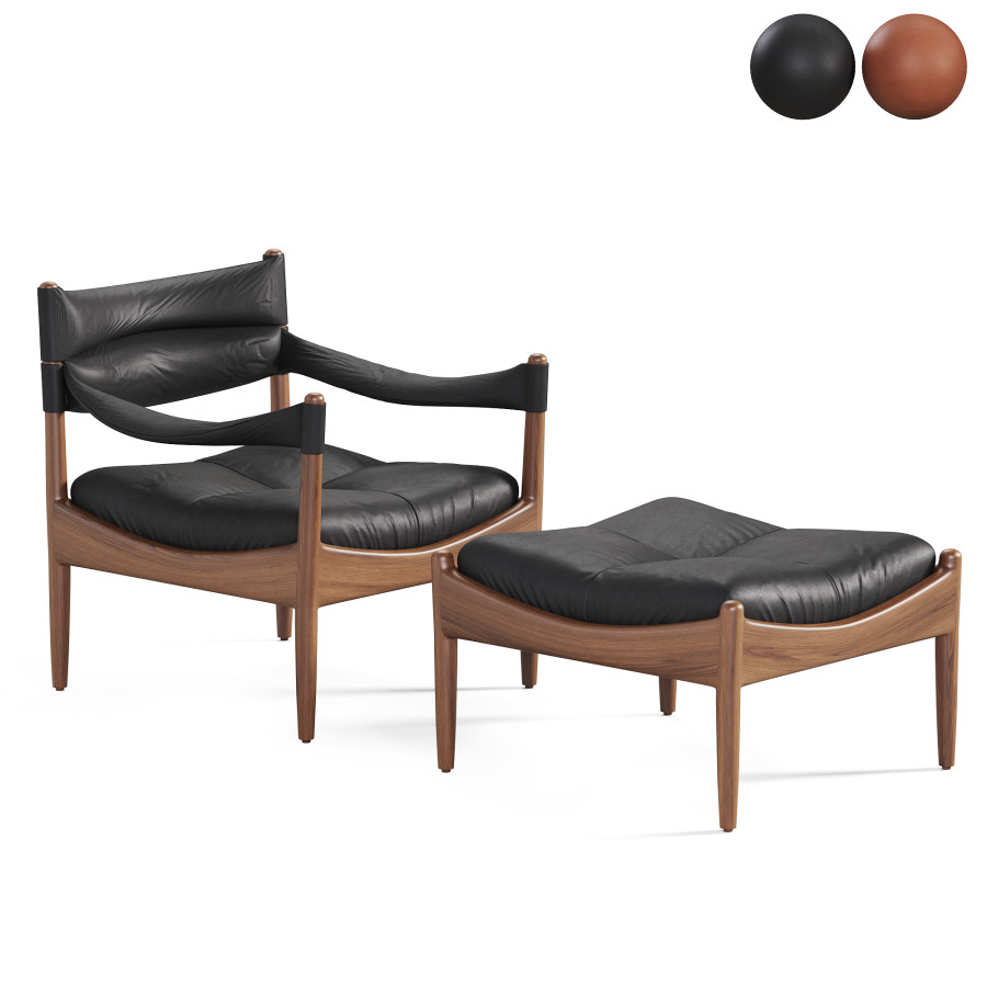 Modus Chair Ottomane 3D Model For Corona VRay Modus chair ottomane 3d model for corona vray