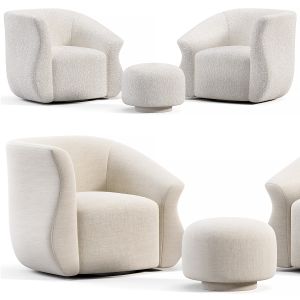 Pair Post Modern Swivel Chairs By 1stdibs