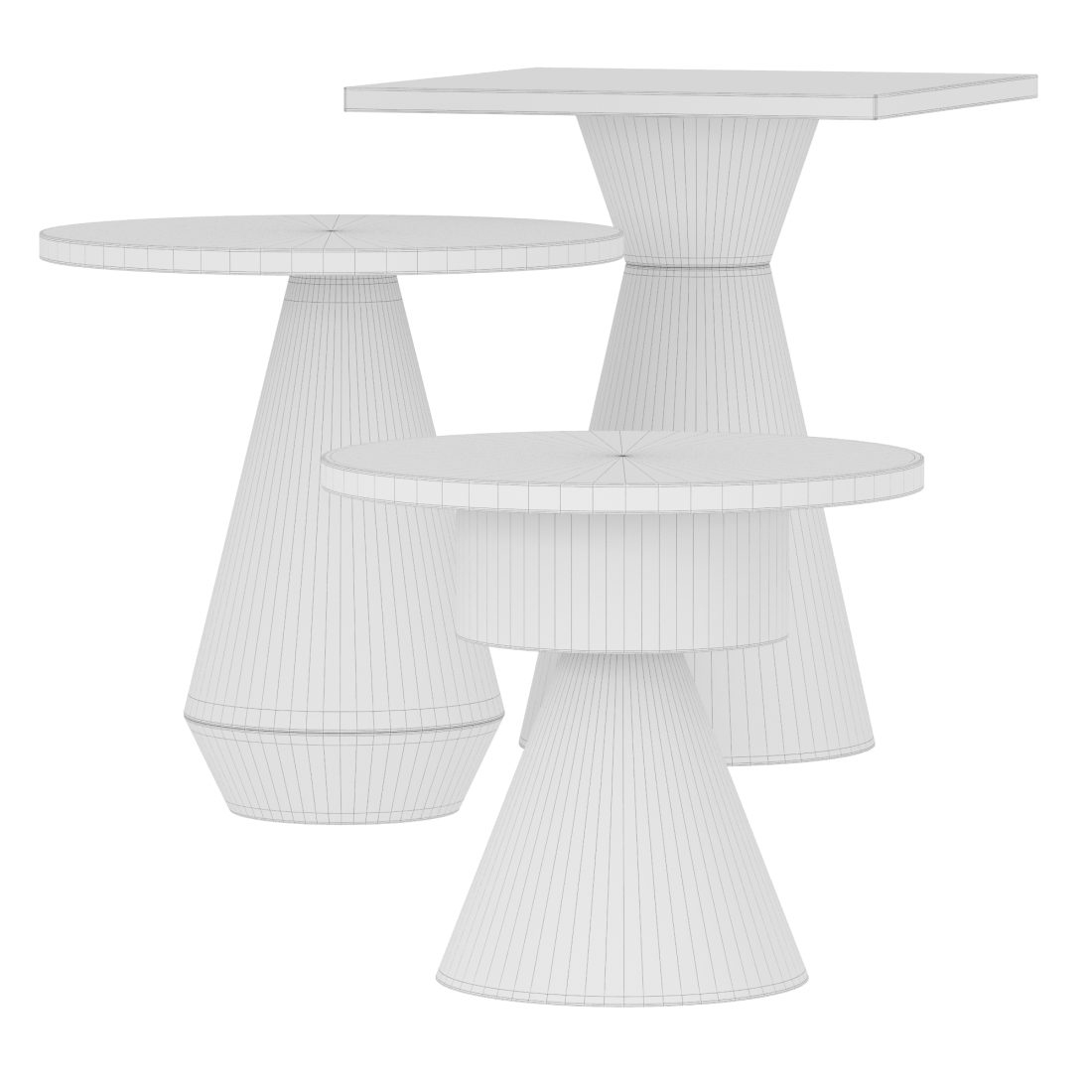 Contemporary Side Table TOTEM 3D Model for Corona | CGMood