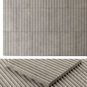 Lusso Fluted Travertine Wall Tile