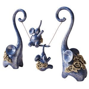 Set Of Decorative Elephants
