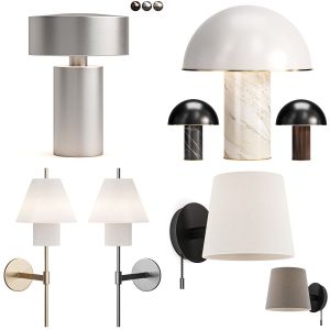 Table and wall lamp collection 1