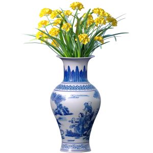 Bouquet Of Yellow Flowers In A Vase A Pot