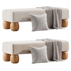 Sol Boucle Bench Seat