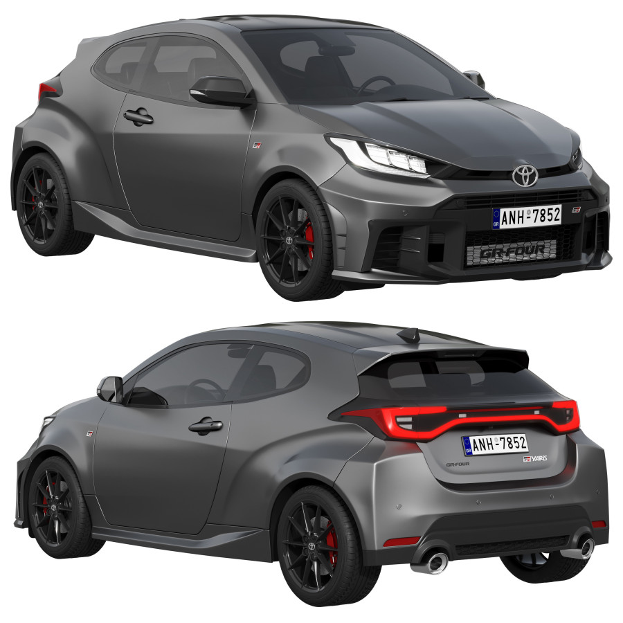 Toyota GR Yaris 2024 3D Model for Corona | CGMood