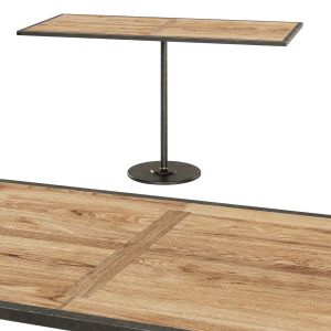 Flossy Restaurant Large Rectangle Table