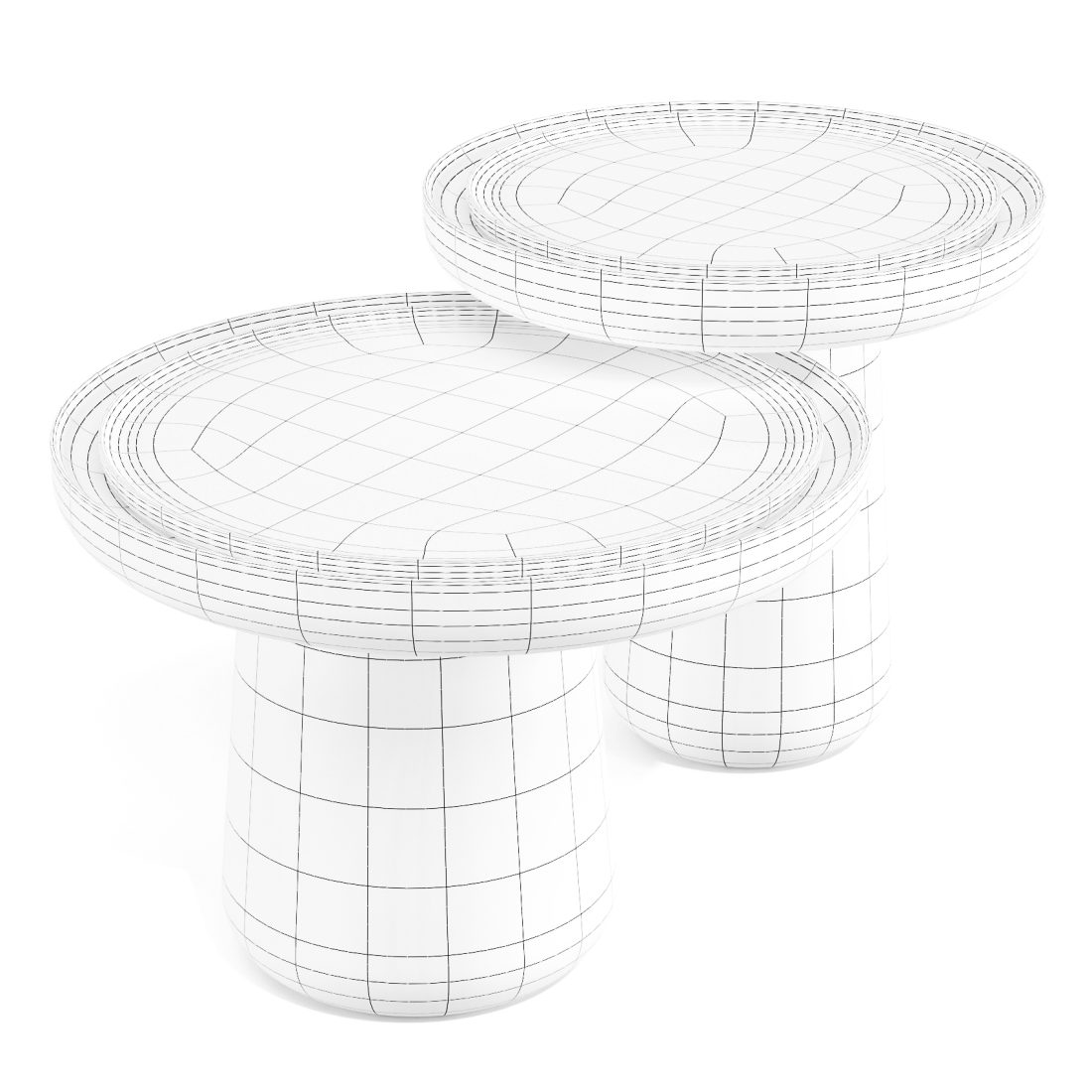Mohdern: Bold - Coffee And Side Tables 3D Model for Corona | CGMood
