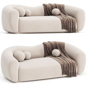 Curved 3 Seater Sofa For Living Room