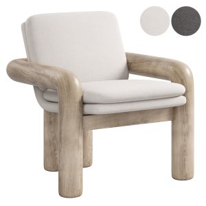 Carved Wood Lounge Chair By Incollect