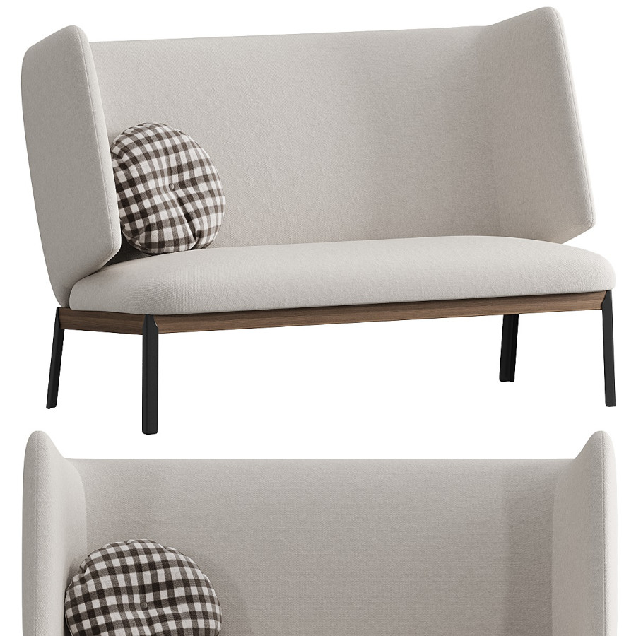 Hug Love Seat By Arflex - 3D Model for Corona