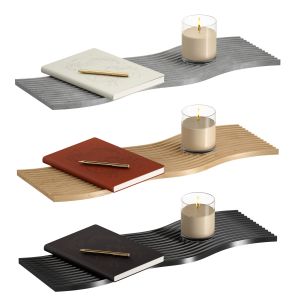 Decorative Set - Notepad Pen Candle Stand
