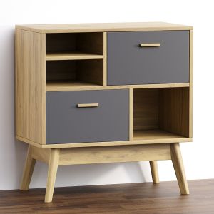 Nordic Dresser Nordic-1 Wood Grey