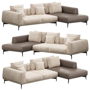 Noelle Sectional Curved Sofa
