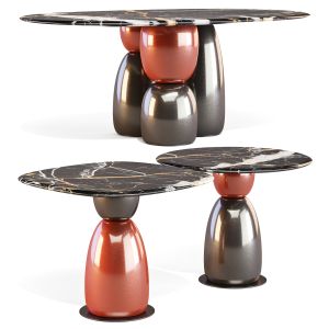 La Manufacture: Gem - Dining Tables Set 01