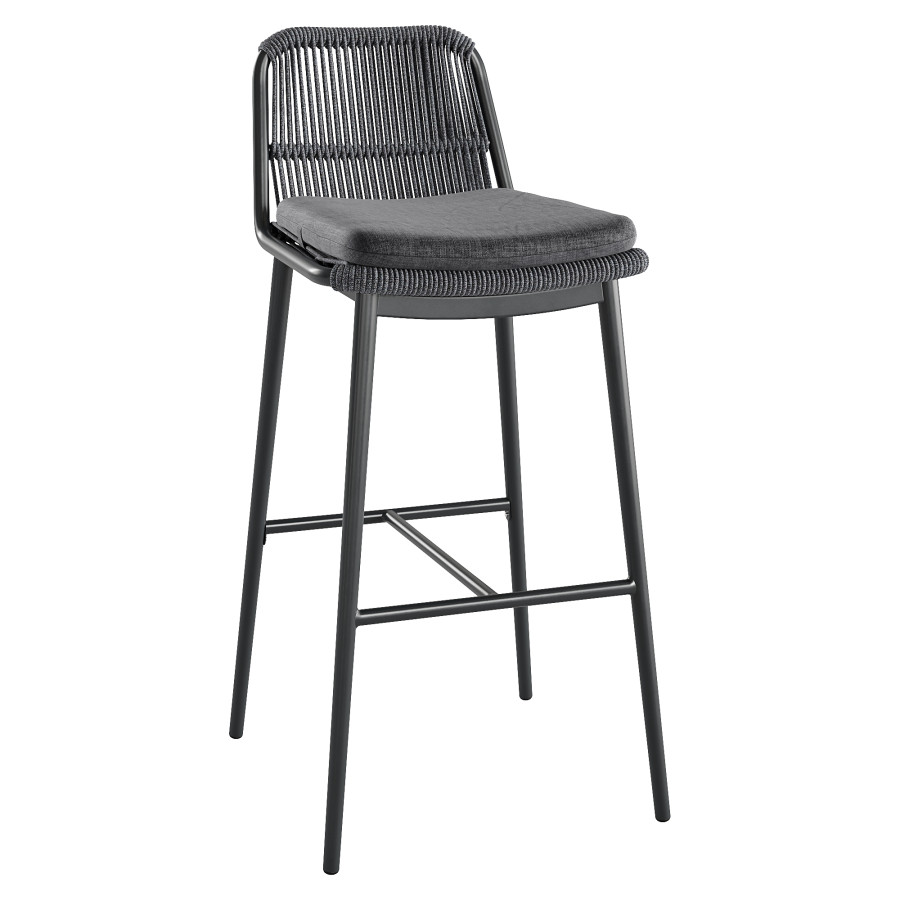 Outdoor Rope Stool For Bar Como - 3D Model for VRay, Corona