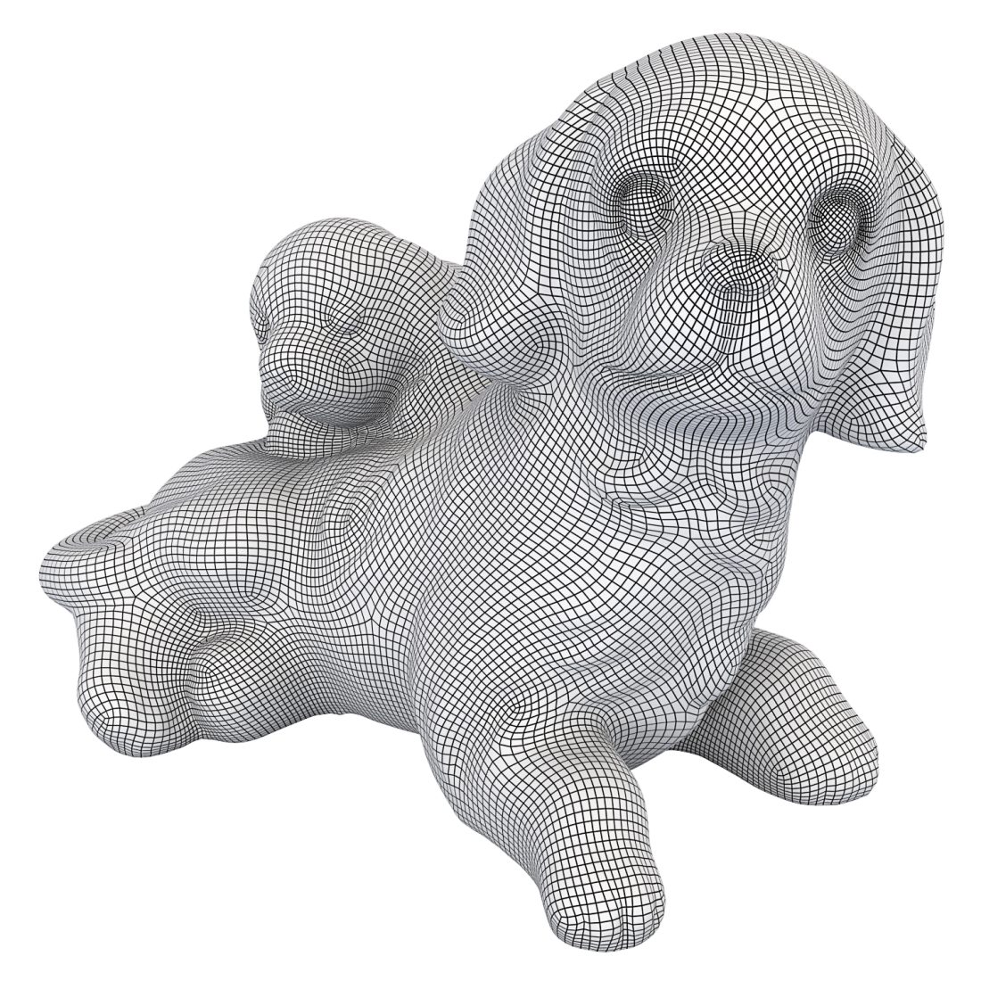 Figurine Dog 3D Model for VRay | CGMood