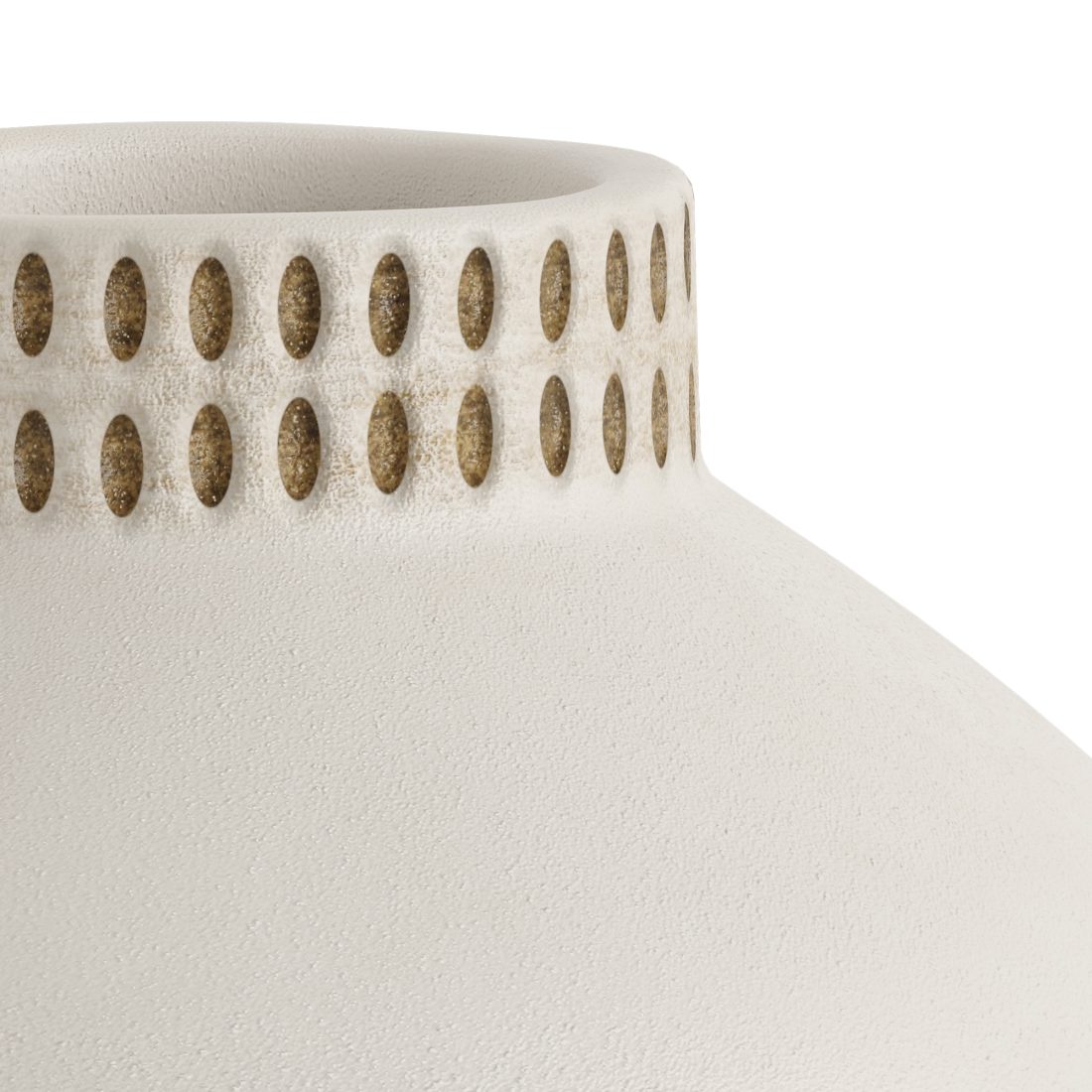 Etched Ivory Ceramic Urn Vase 3D Model for Corona | CGMood