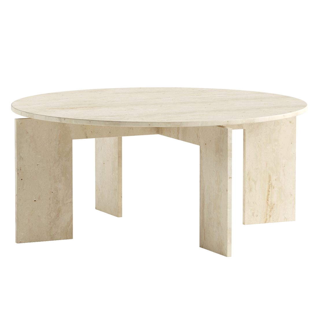 Piana Coffee Table & Side Table - 3D Model for VRay, Corona