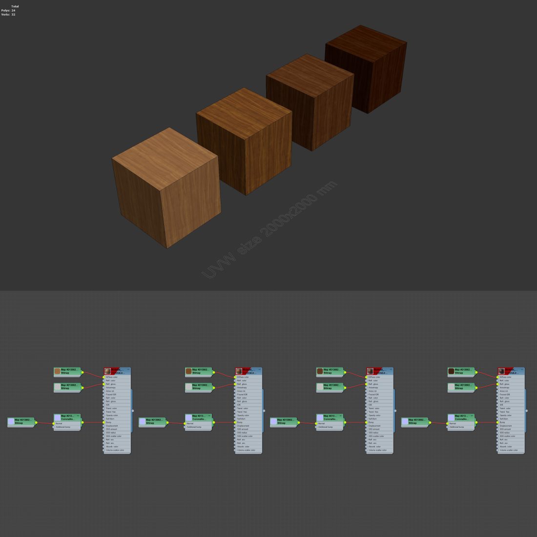 Walnut Material Array Walnut Wood Material 06 Texture / PBR Material | CGMood