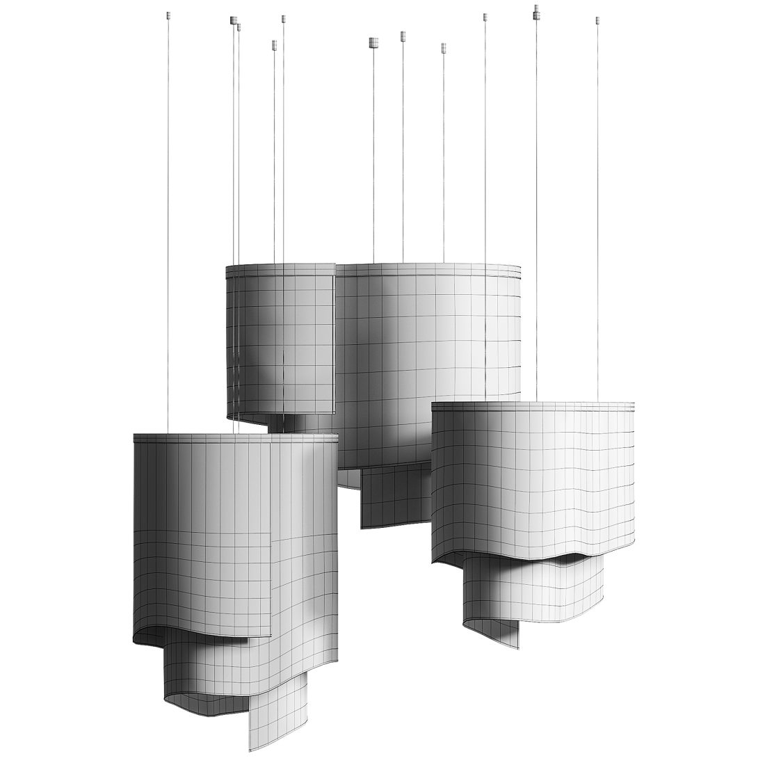 Altostratus Pendant Lamp L & G Studio - 3D Model for Corona