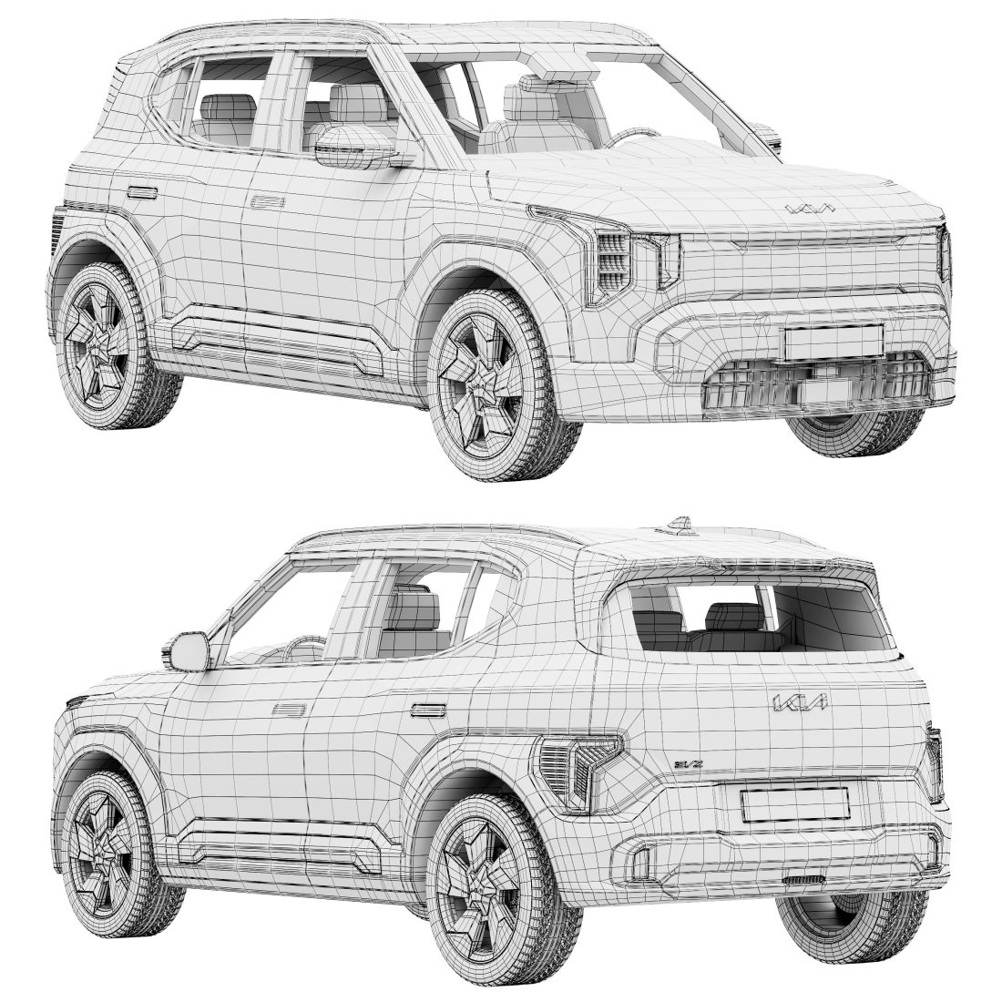 Kia EV2 2026 3D Model for VRay | CGMood