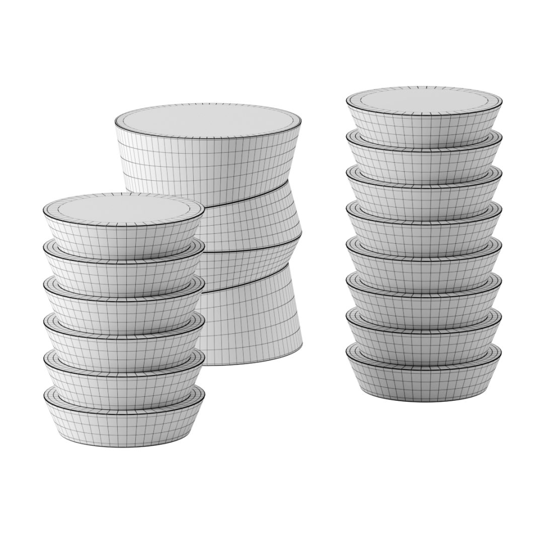 Side Tables Set 3D Model for Corona | CGMood