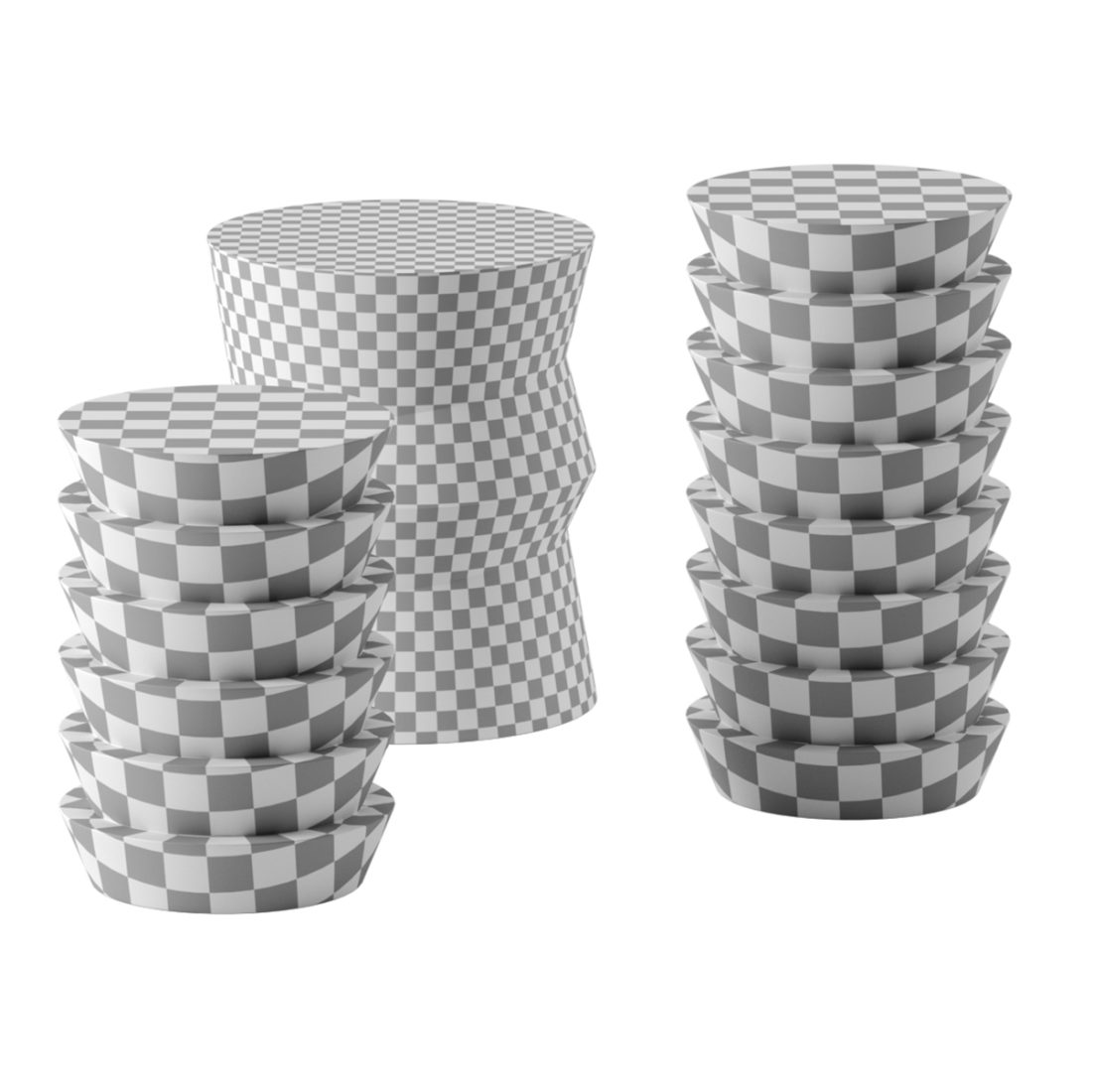 Side Tables Set 3D Model for Corona | CGMood