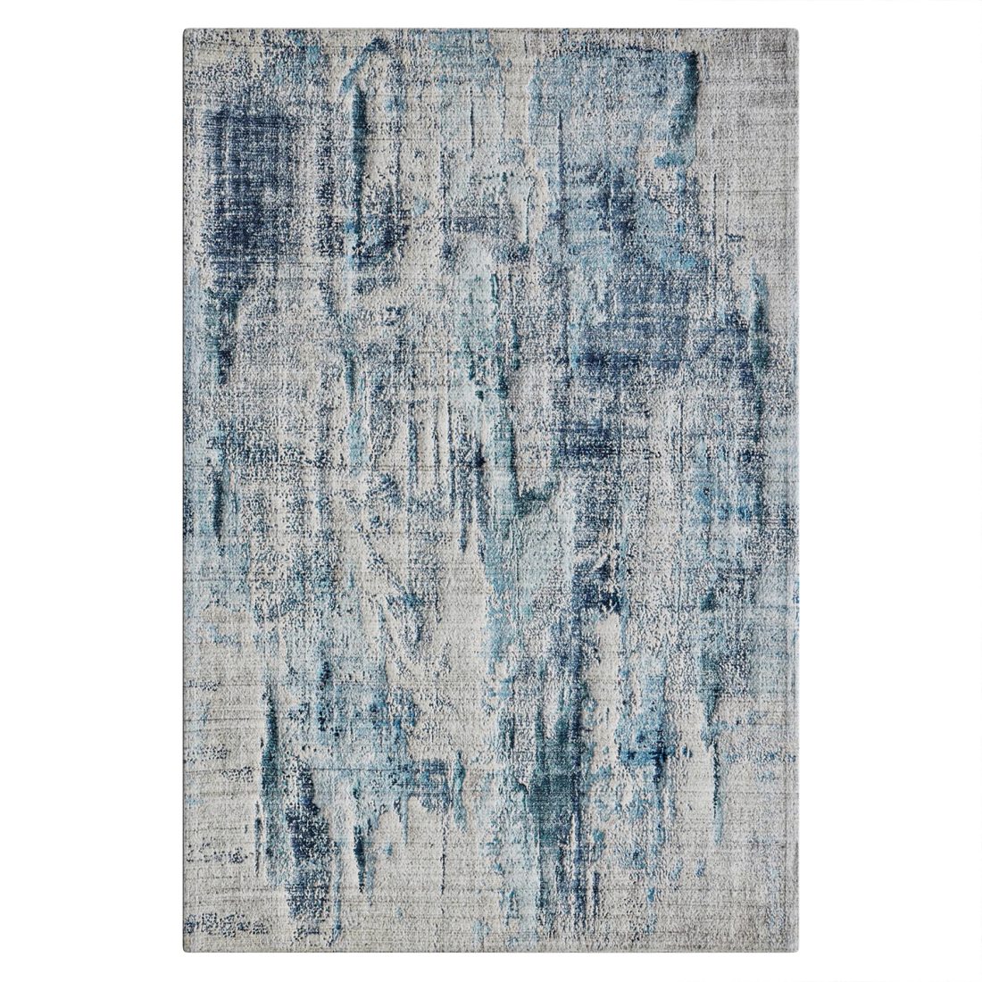 Abstract Area Rug In Blue - 3D Model for Corona