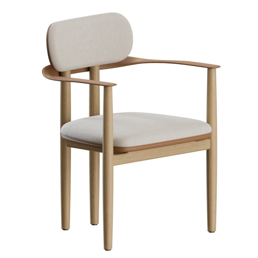 Twist Ff Chair By Fendi Casa 3D Model for Corona | CGMood