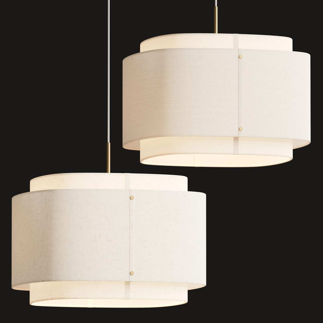 Takai Pendant Lamp Ellos 3D Model for VRay, Corona | CGMood