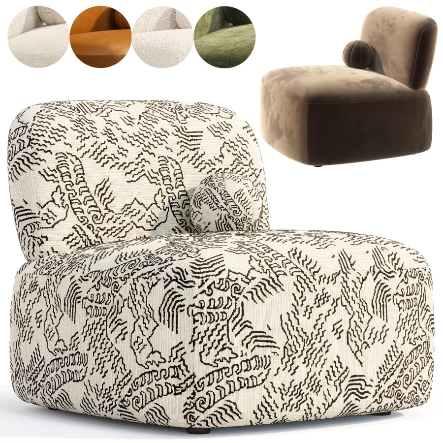 Nelvi Armchair By Divan by Diorart
