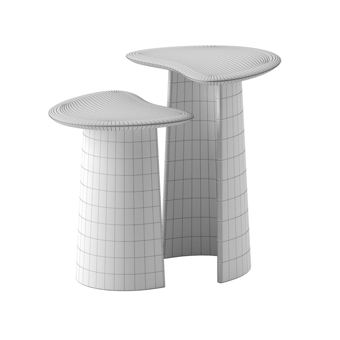 Tourtour Side Tables 3D Model for Corona | CGMood