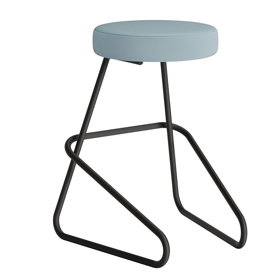 Medium Fabric Seated Bar Stool Tecta 3D Model for VRay, Corona | CGMood