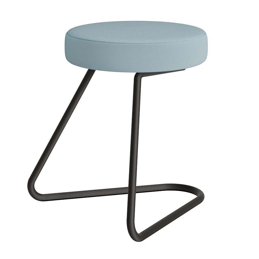 Small Fabric Seated Bar Stool Tecta - 3D Model for VRay, Corona