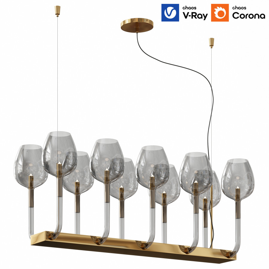 Rose Chandelier By Italamp by Diorart