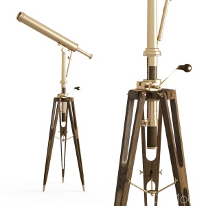 9th C. Parisian Brass Telescope