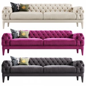 Sofa With Fabric Upholstery Elliot, Cts Salotti