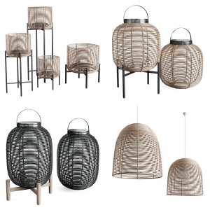 Bamboo and rattan are woven strong discount