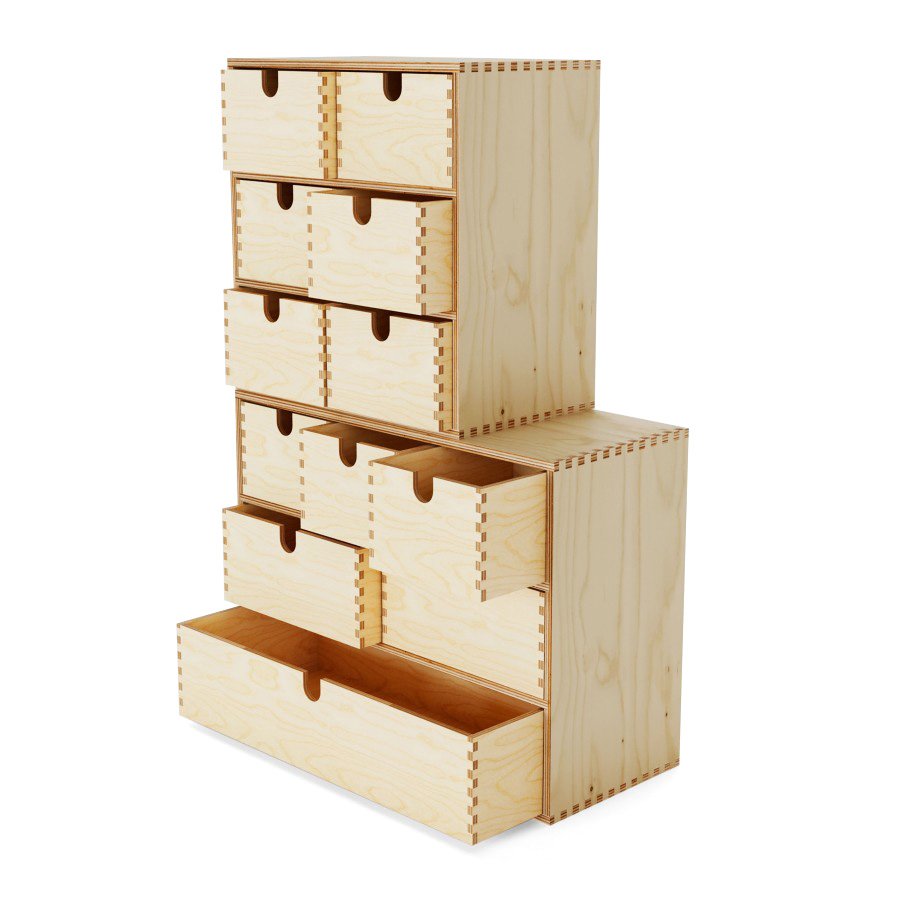 Moppe Mini Drawers By IKEA 3D Model for Corona | CGMood