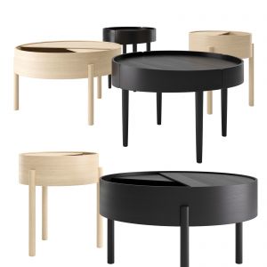 Arc And Skirt Coffee Table By Woud