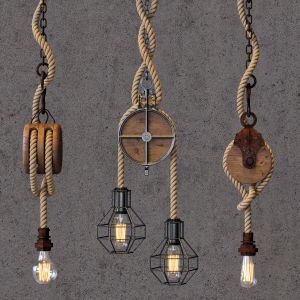 Rope Pendent Light 2