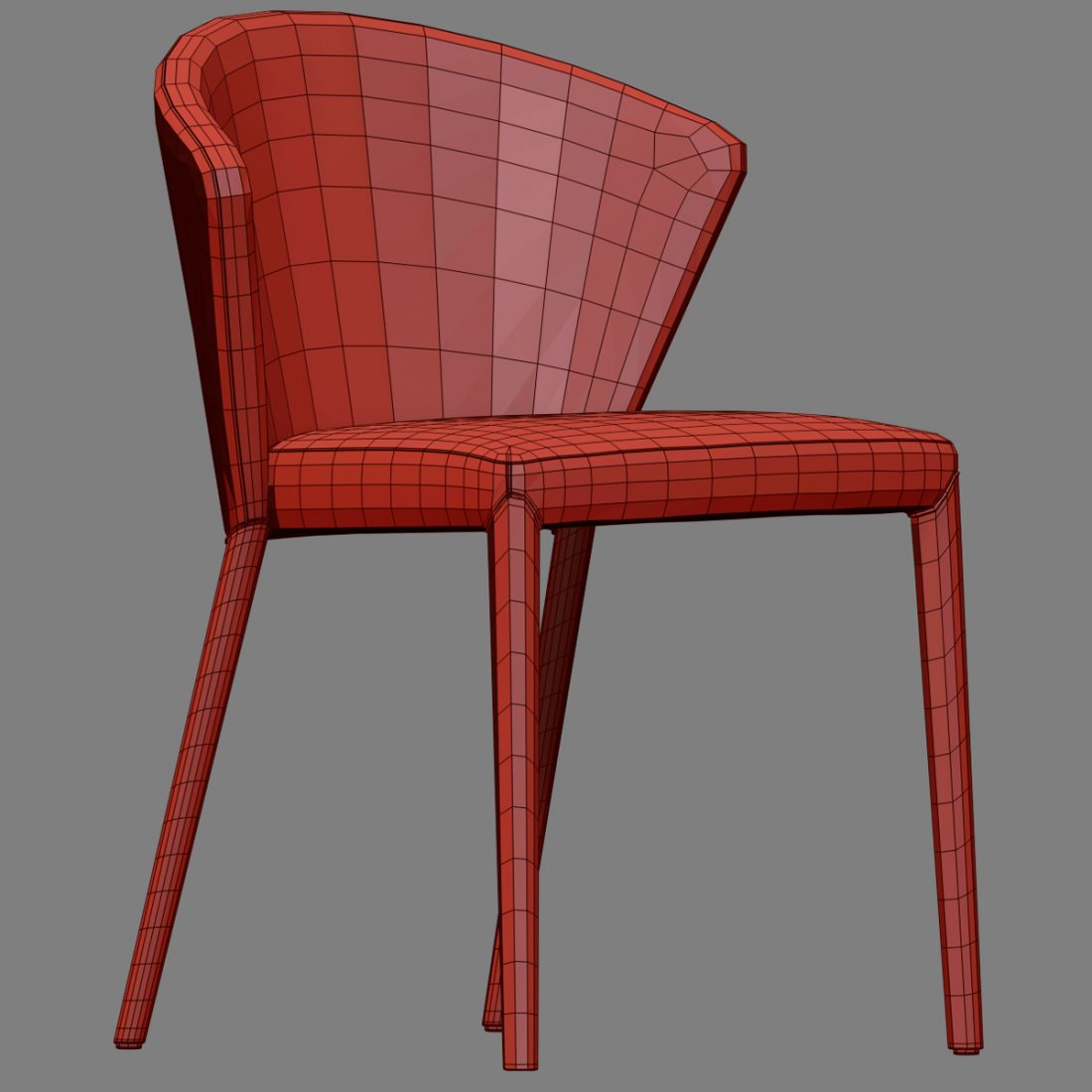 Calligaris Chair Amelie Table Tokyo 3D Model for VRay | CGMood