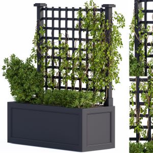 Outdoor Plant Box Black