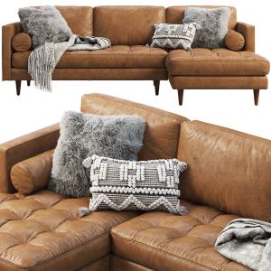 Joybird Briar Leather Sectional Sofa (2 options)