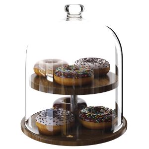 Donut Stand Glass