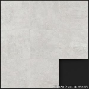 Yurtbay Seramik Cemento White 600x600
