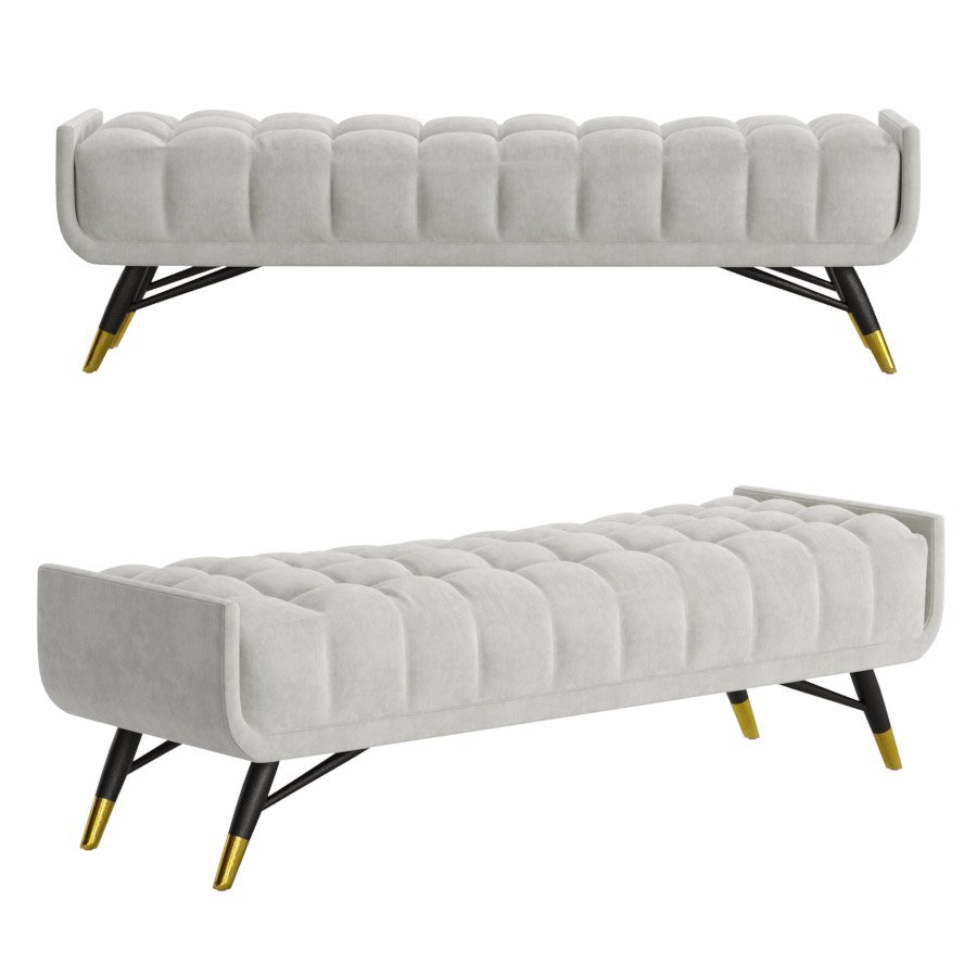 Adore Performance Velvet Bench - 3D Model for Corona