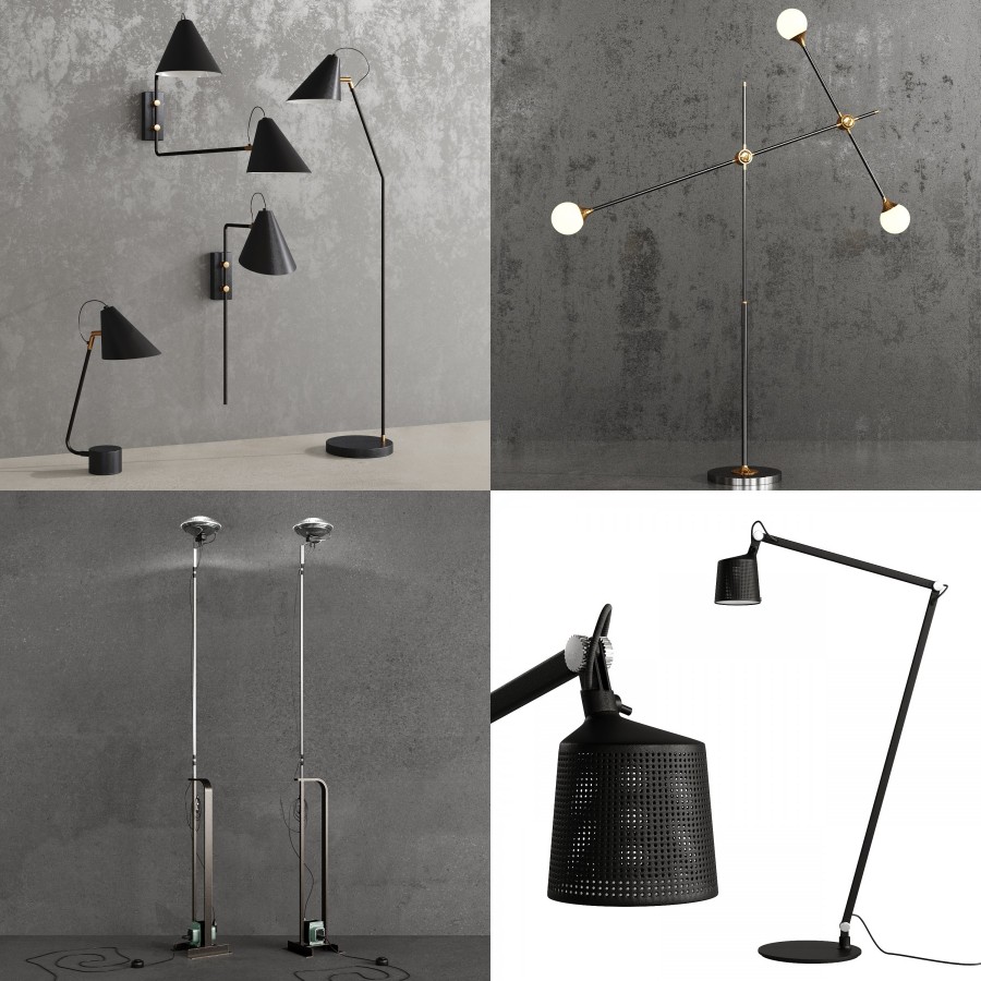 House Doctor Tischlampe Club – Schwarz/weiß, 20x20 Cm, Schwenkbarer Schirm, Kabel 2,5 M, Für E27 Birne Bis 25 W