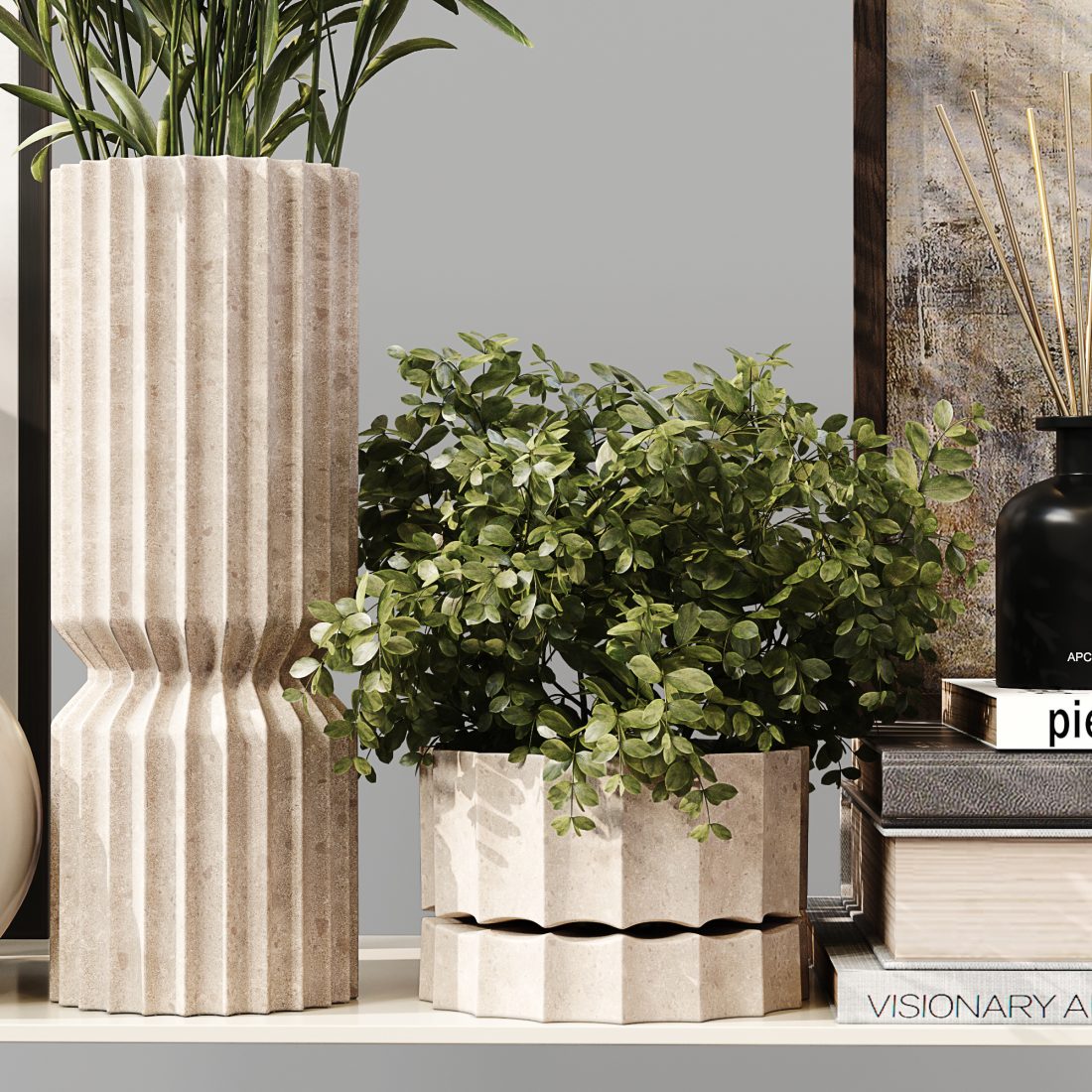 Decorative Set 101 3D Model for VRay, Corona | CGMood